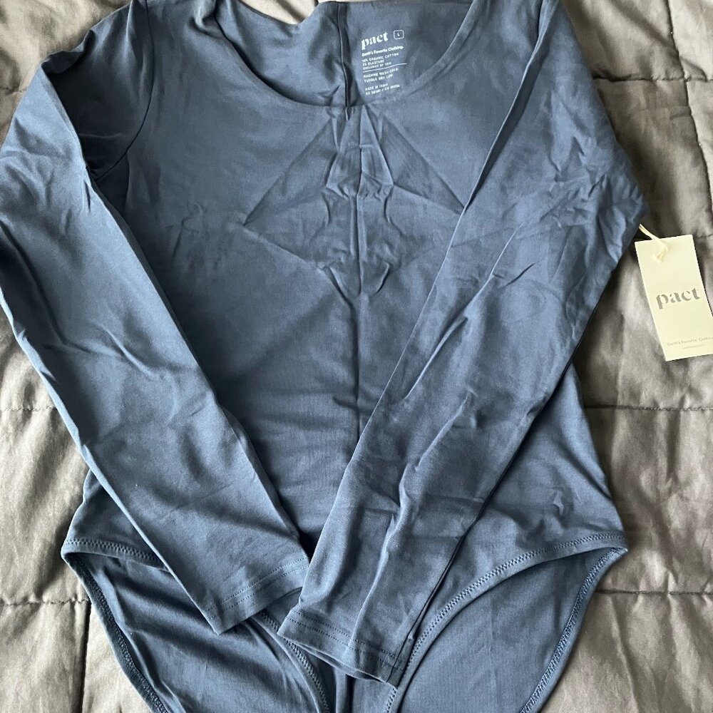 Pact Long Sleeve Bodysuit